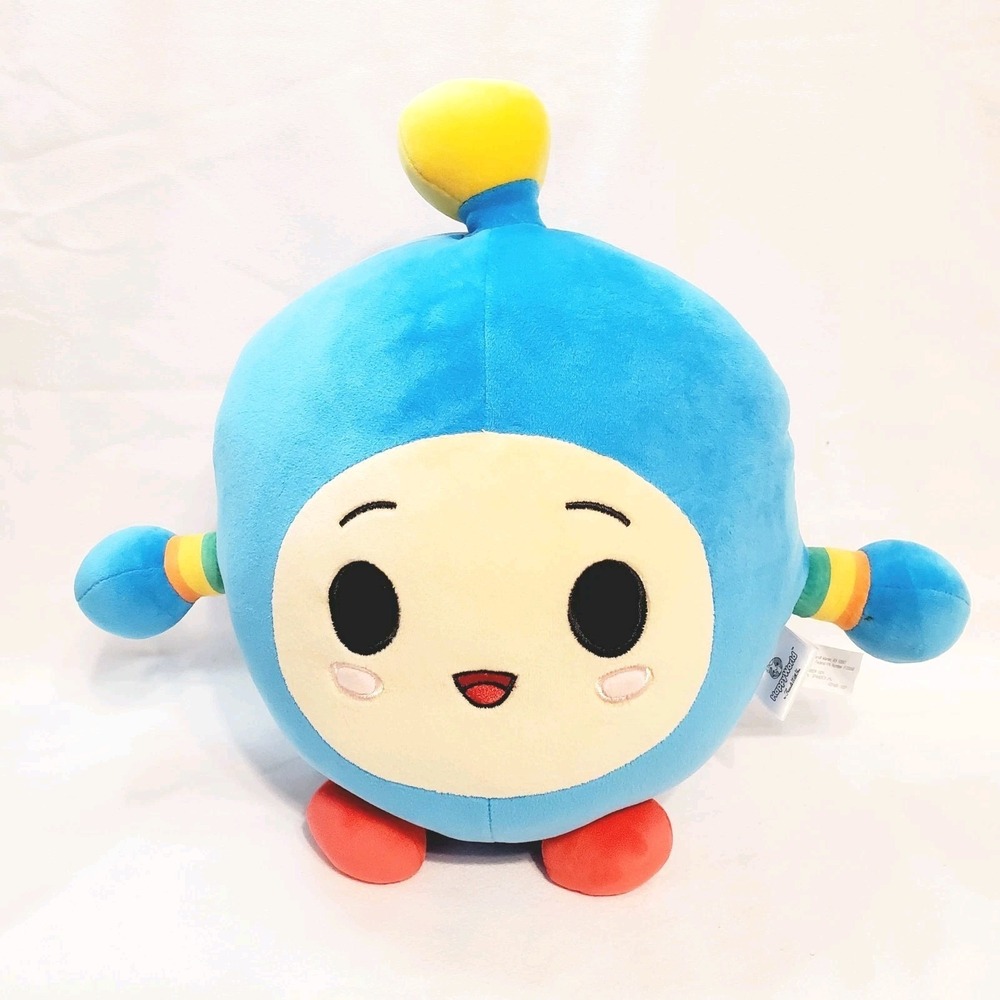 HAPPY‎ WORLD Bug Hug Plush Friends With You Super Soft Stuffed Toy Blue 14"